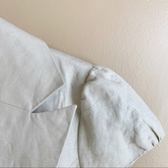 Sandro short sleeve jacket linen blend RELISTED - Picture 4 of 12